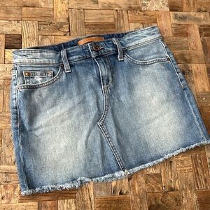 Joes Mila Denim Jean Mini Skirt Size 25